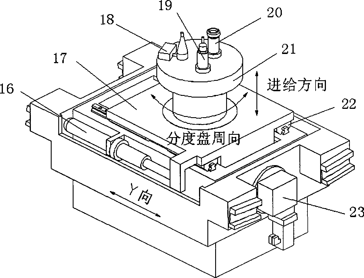 C type folded milling-drilling-riveting combined processing center and method of use thereof