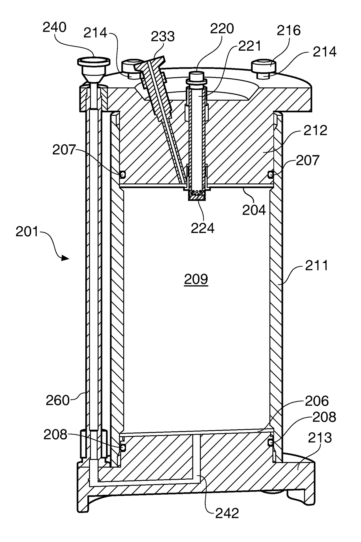 Packing system and method for chromatography columns