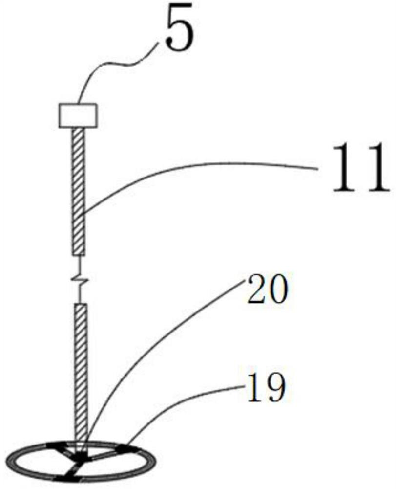 Vacuum-assisted post-grouting device and method for cast-in-situ bored pile