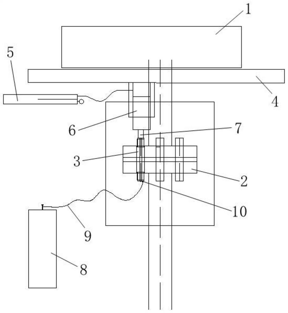 Rapid steam turbine coupling bolt disassembling tool and using method