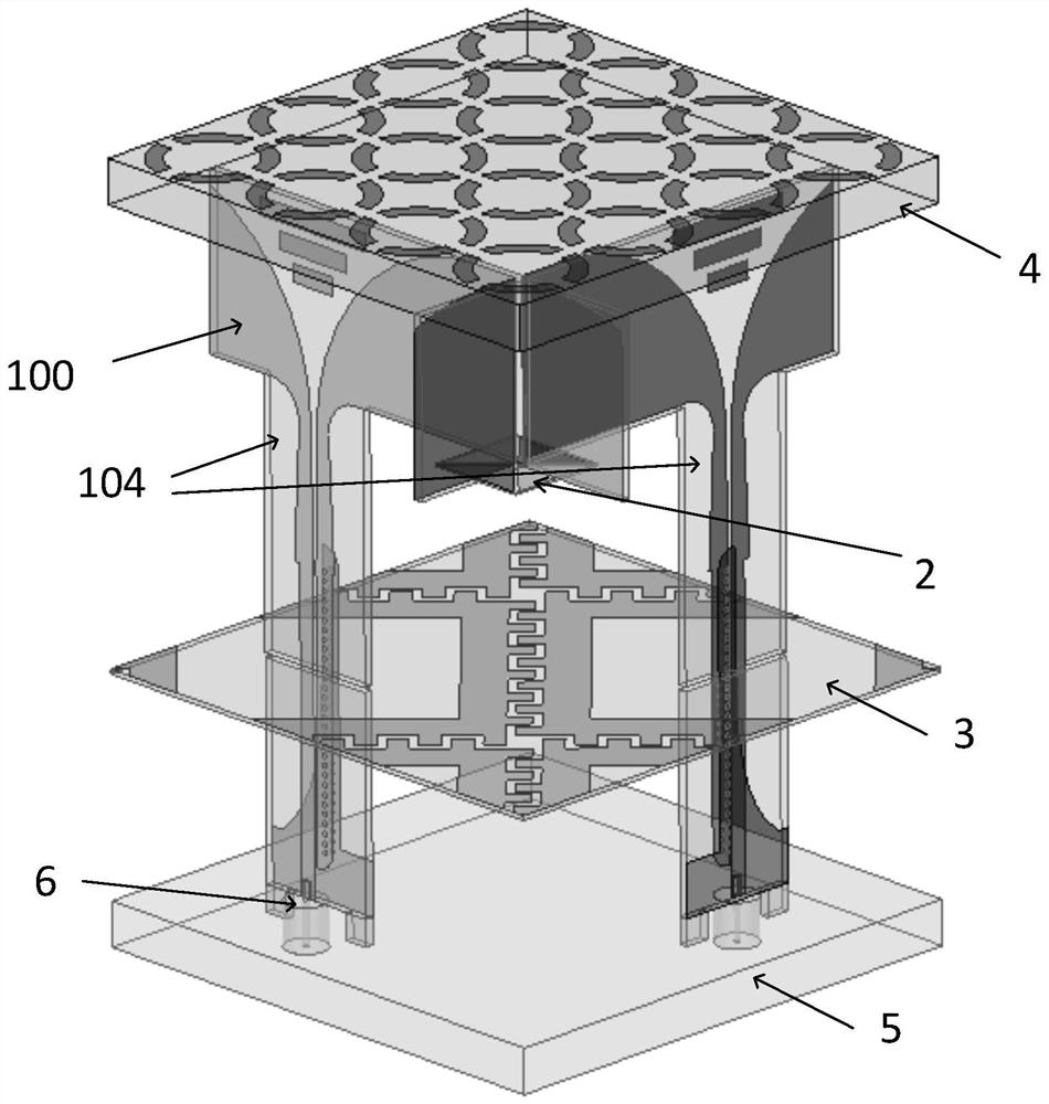 Strongly coupled ultra-wideband phased array antenna based on interdigitated resistive surface loading