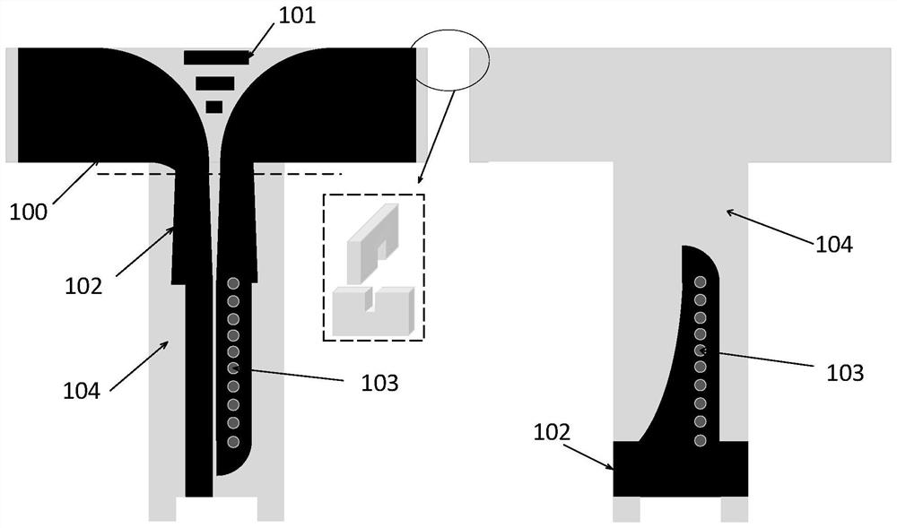 Strongly coupled ultra-wideband phased array antenna based on interdigitated resistive surface loading