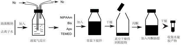 Injectable and degradable thermo-sensitive hydrogel and preparation method thereof