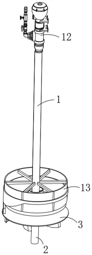 An adjustable oxygen supply system and method for an oxygen-enriched smelting furnace