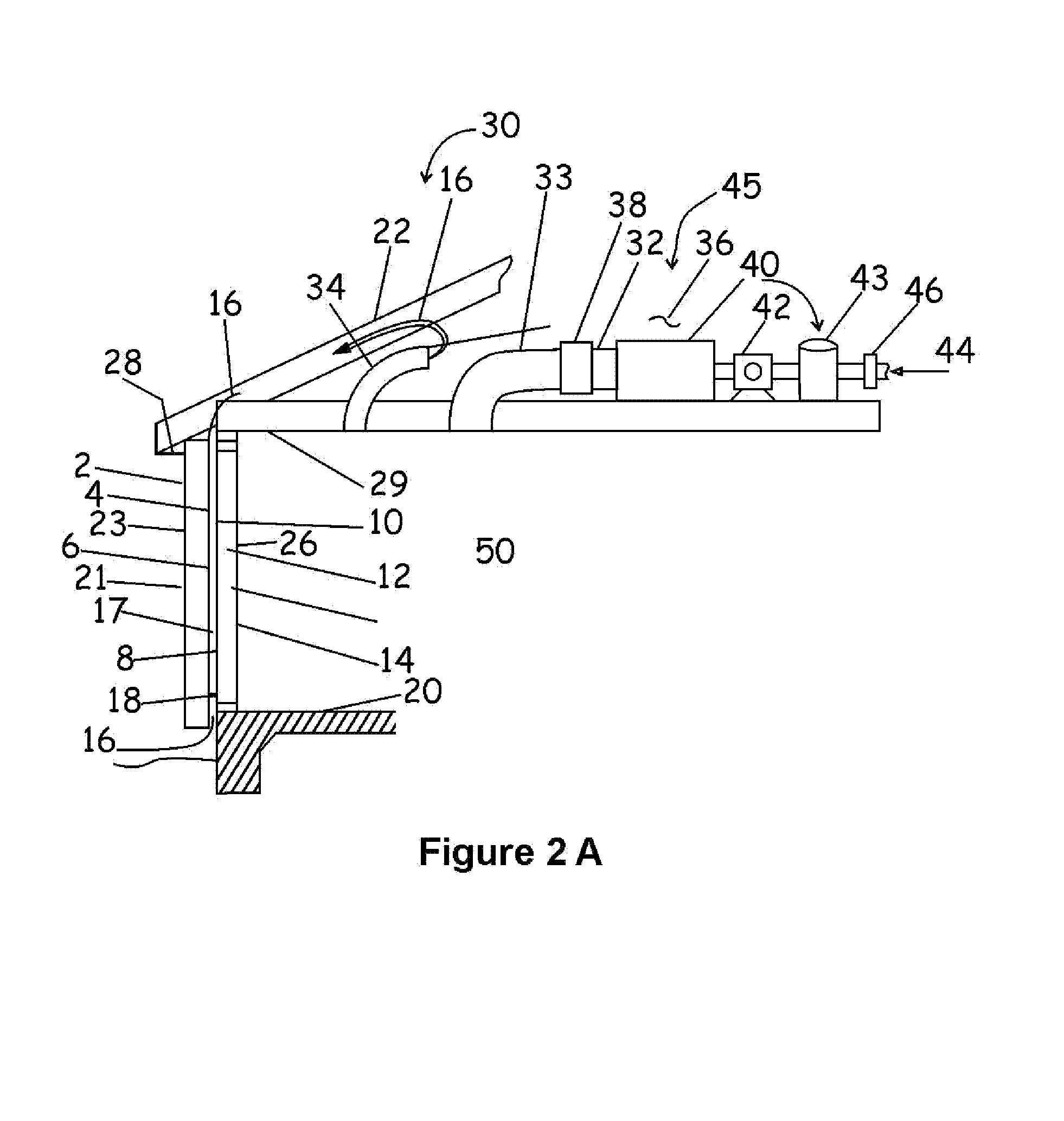 System and method for inhibiting moisture and mold in an outer wall of a structure