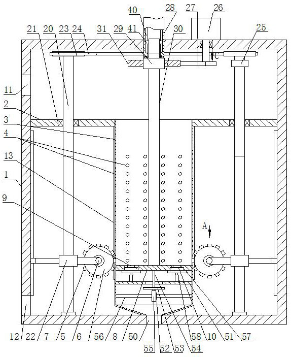 Filtering device for aviation fuel oil production