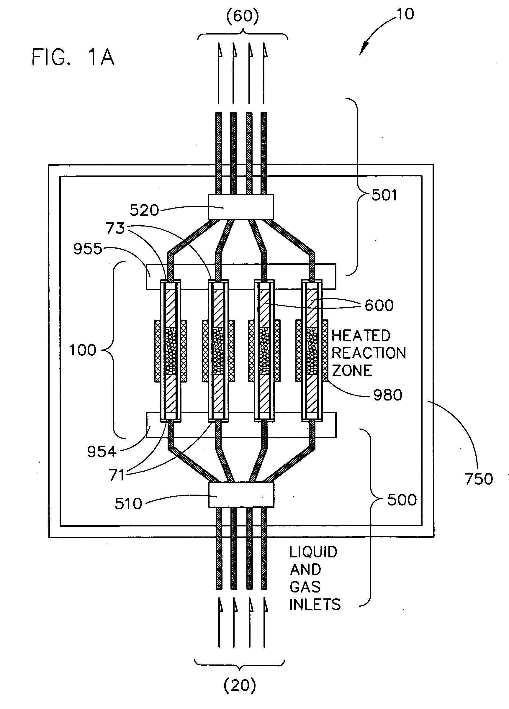 Methods for using parallel flow reactor having improved thermal control