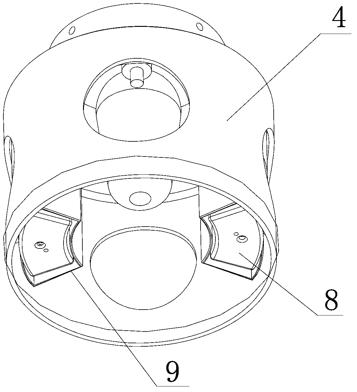 Load rejection device for underwater equipment