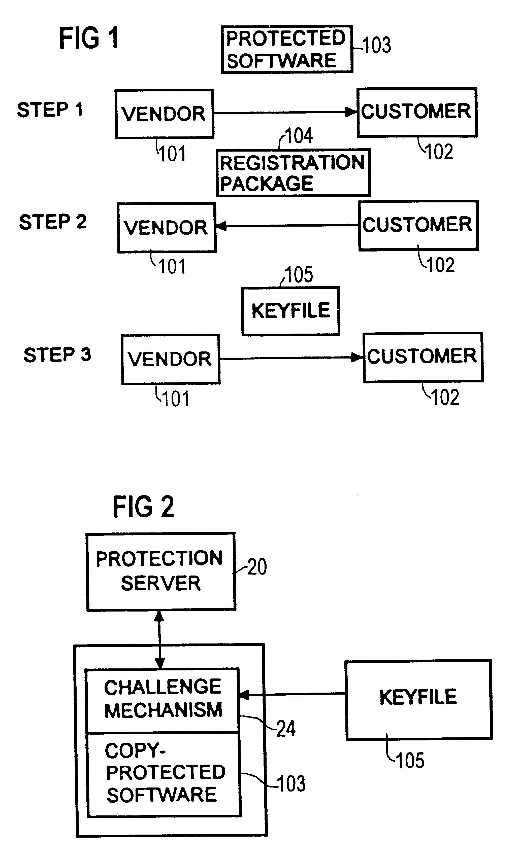 Computer system for protecting software and a method for protecting software