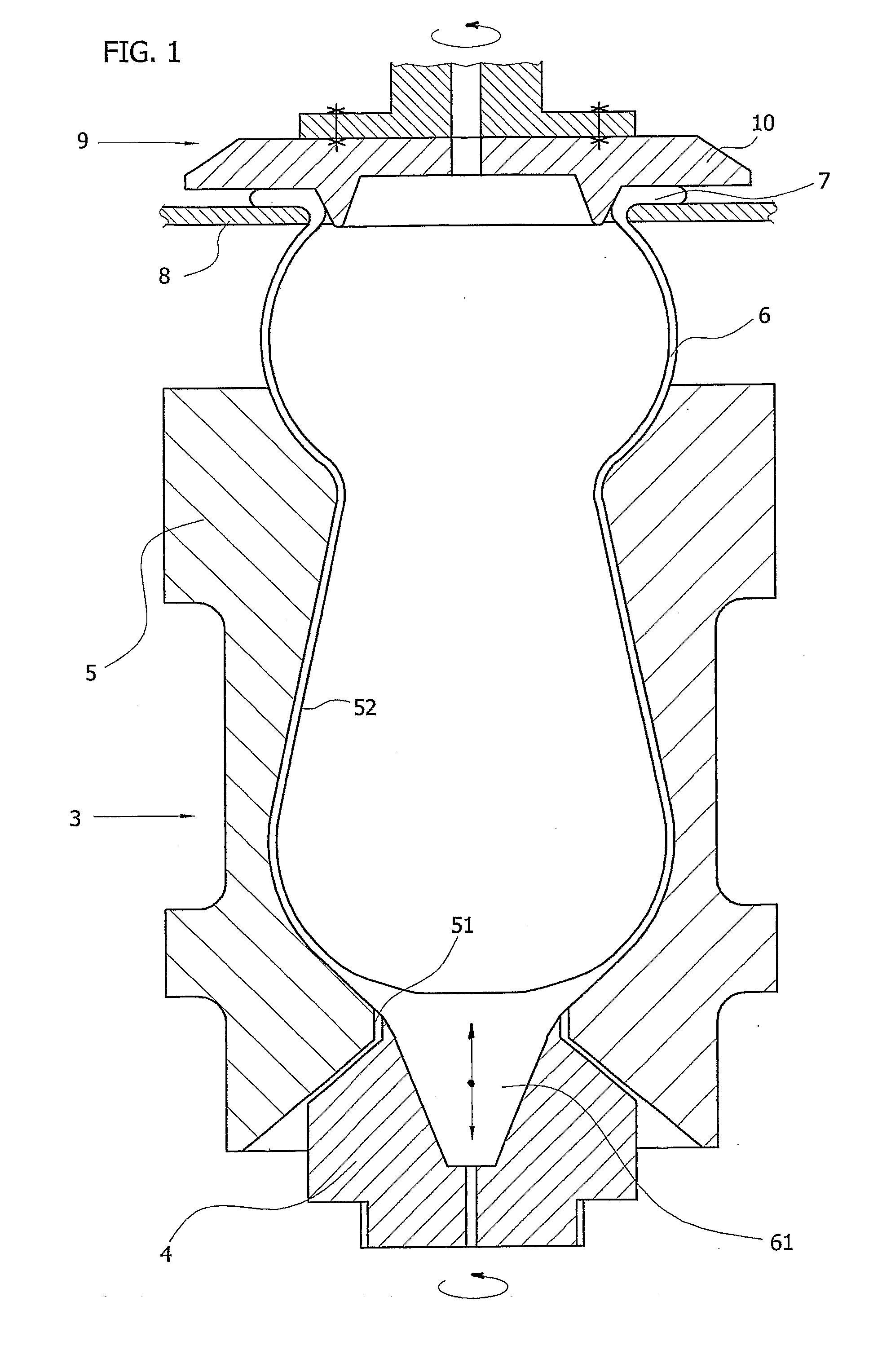 Method of Manufacture of Glass Flasks with Stem and Apparatus for Performing of this Method