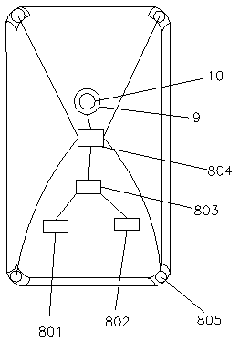 Multifunctional flip phone shell and working principle thereof