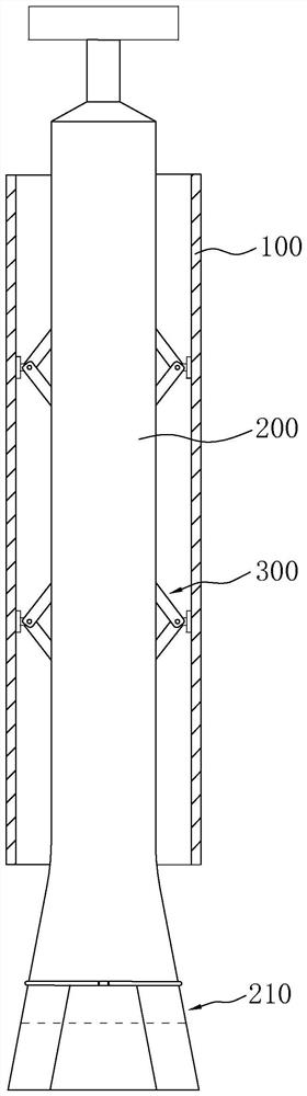 Double-pile-casing supporting and gravel reinforcing construction method for pile foundation penetrating through karst cave