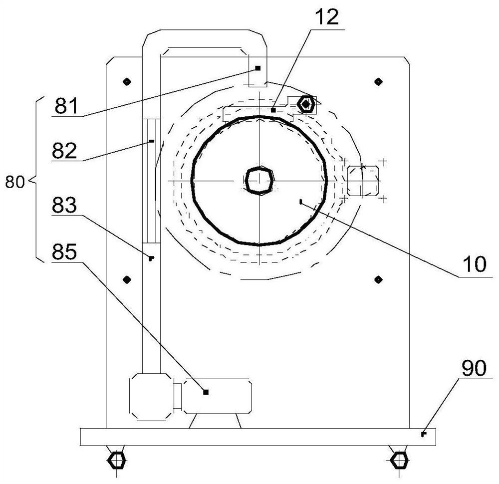 Tea leaf wrapping-kneading machine and tea leaf wrapping-kneading method