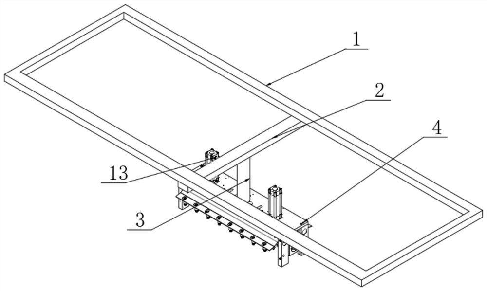 Large-area concrete ground high-flatness construction device and construction method thereof