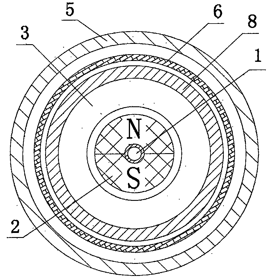 Split type high-speed motor