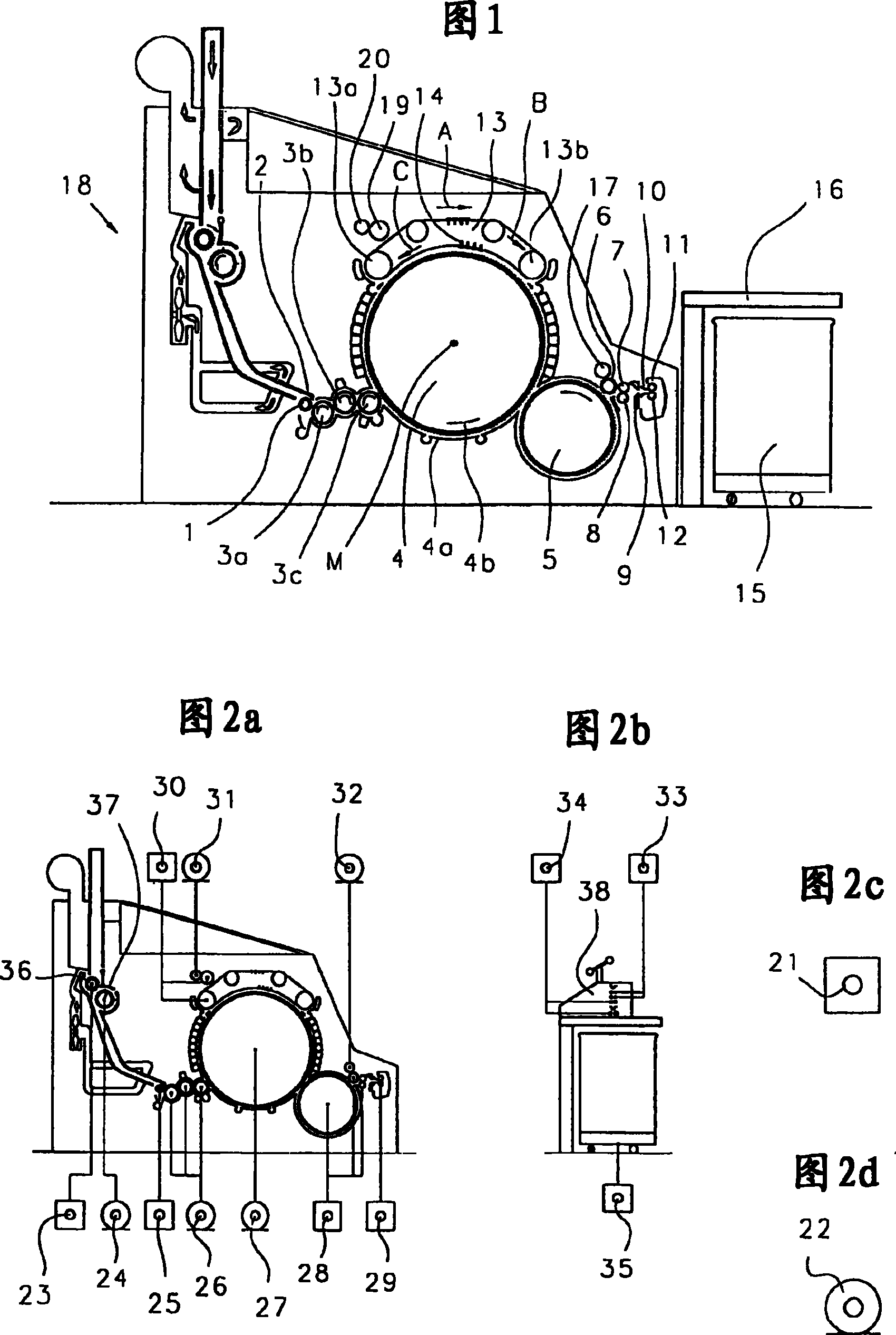 Apparatus at a spinning room machine for drawing a clothing onto a roller