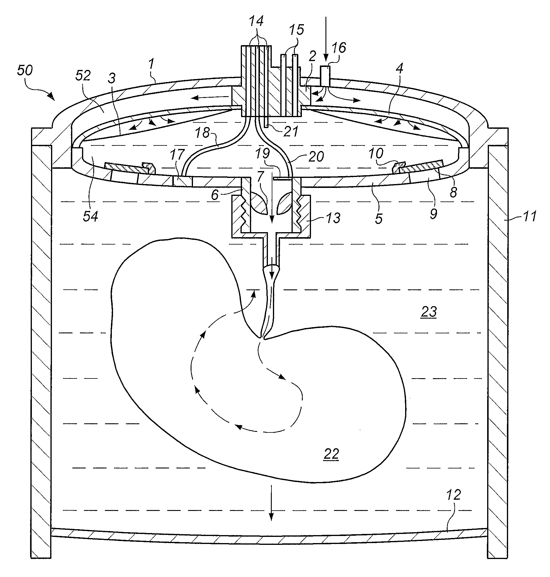 Fluidics based pulsatile perfusion preservation device and method