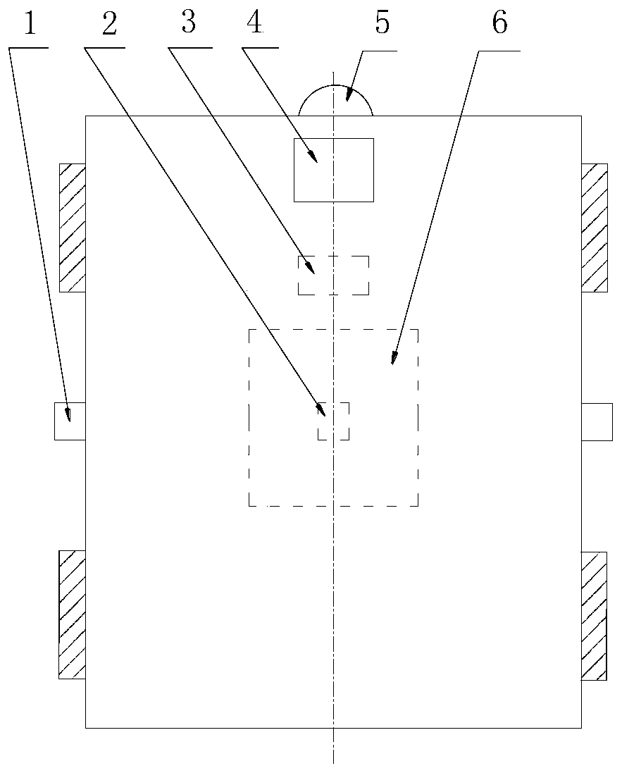 Guidance device, landmark layout and guidance method based on multi-eye vision and inertial navigation