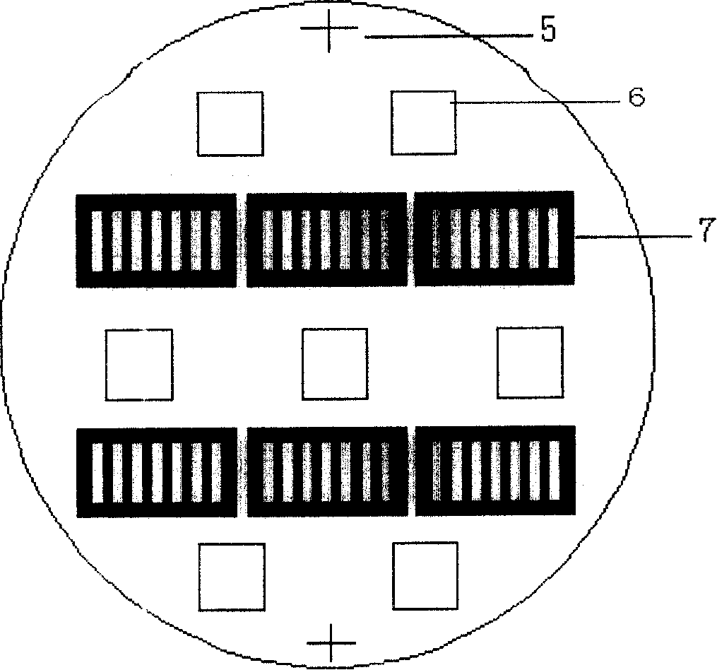 Micro-integrated narrow-band filter array and preparing method thereof