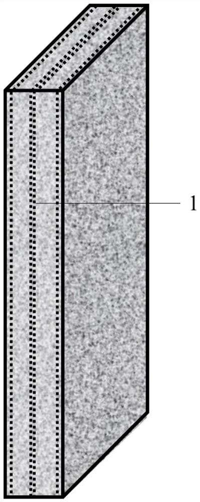 Preparation method of light anti-radiation interlayer of explosion door and used slurry liquid