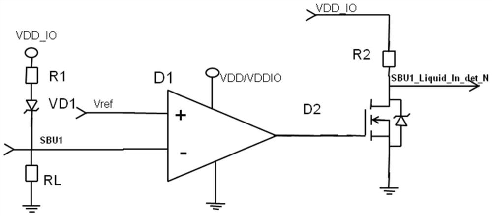 Interface foreign matter detection circuit, charger and terminal equipment