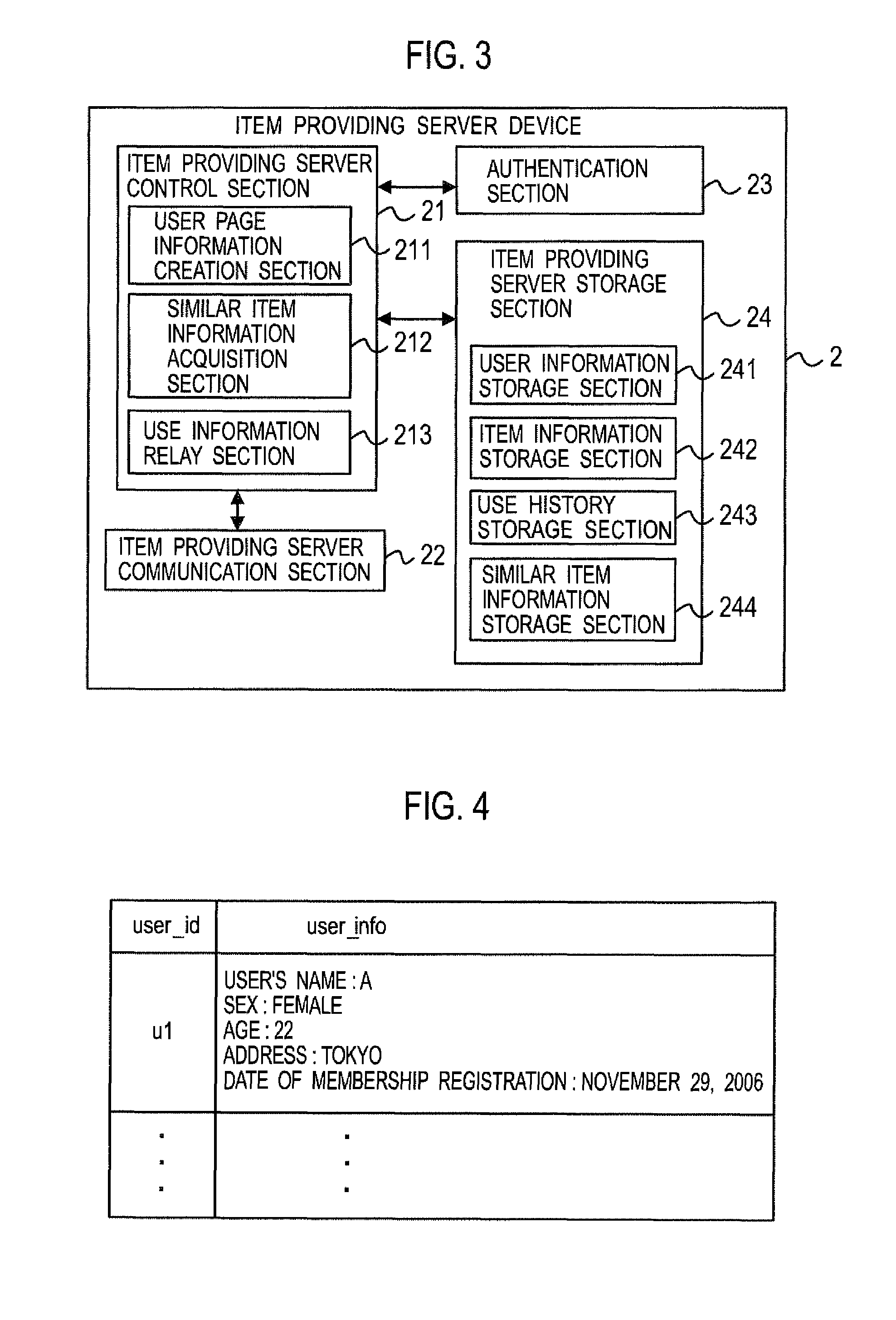 Information processing using a point system based on usage history and associated data creation