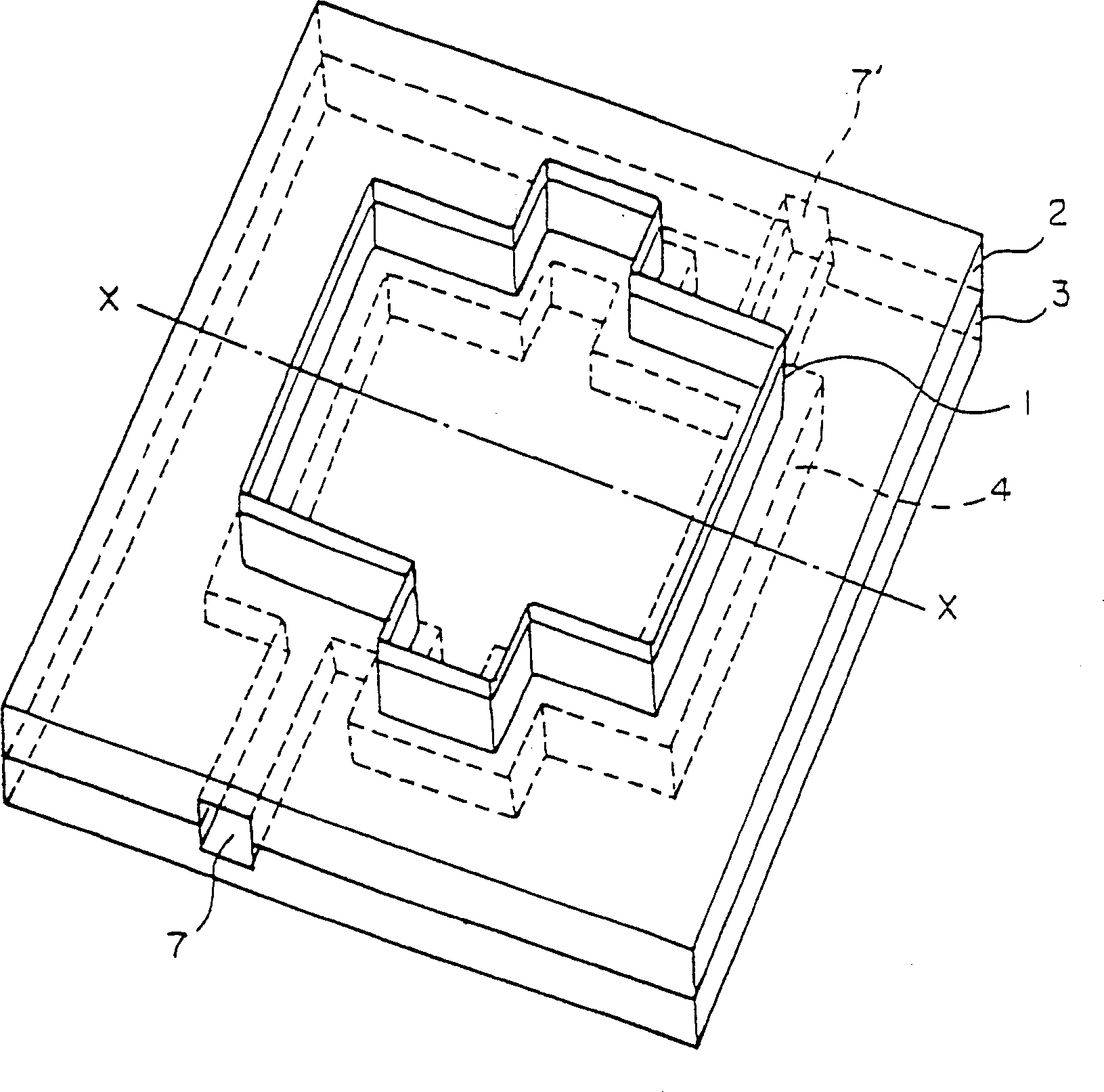 Blanking mould and manufacturing method thereof