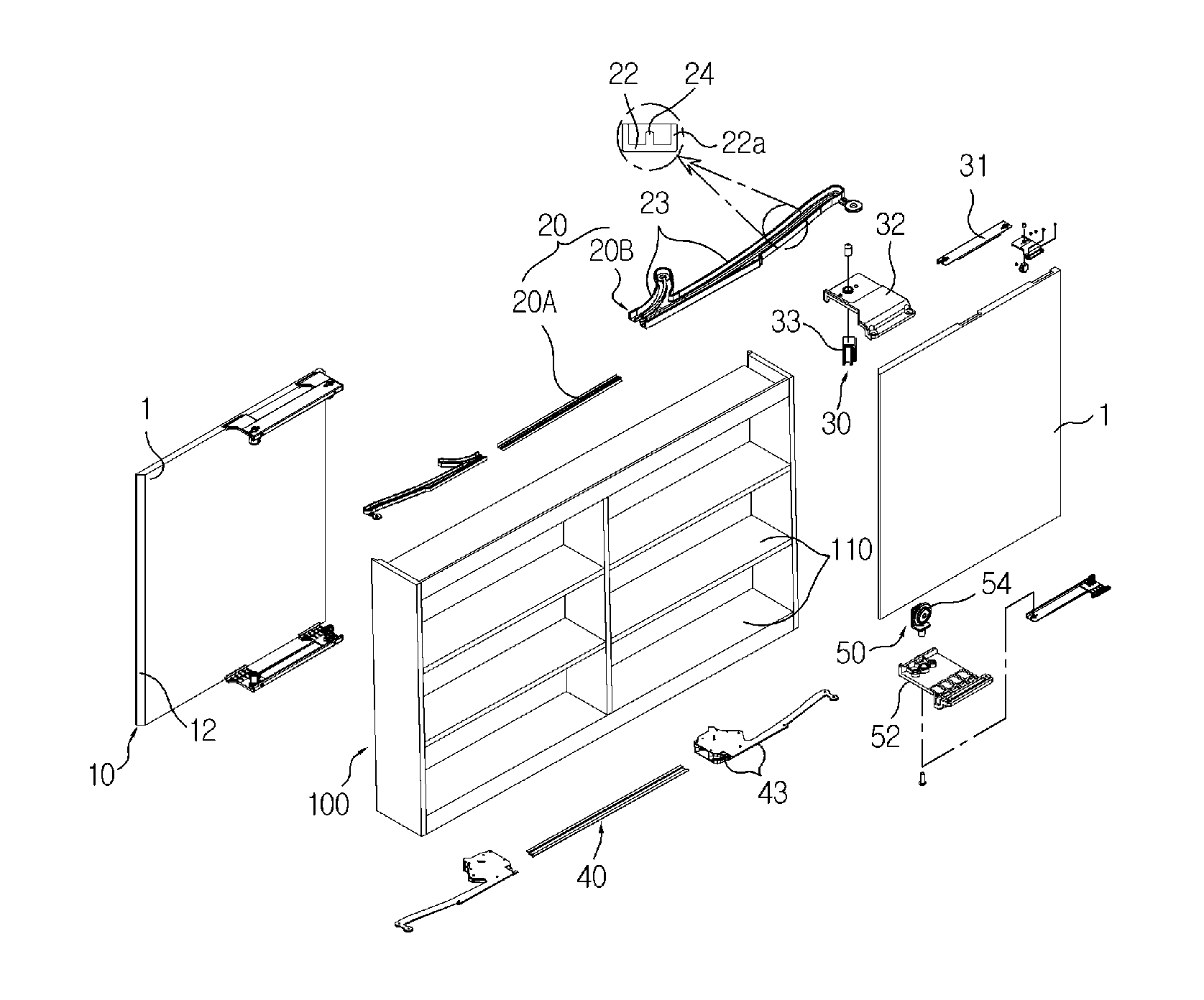 Device for opening and closing sliding door