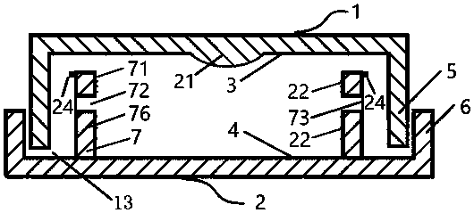 Split-out anti-leakage quantitative visible easy-pressed surface sampling culture dish