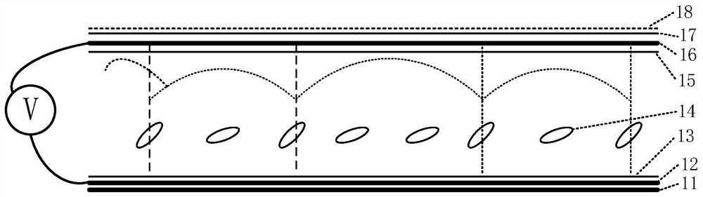 Liquid crystal micro-optical structure and liquid crystal-based electric dimming light field imaging detection chip