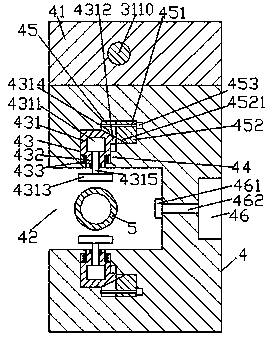 Steel pipe surface polishing and grinding device