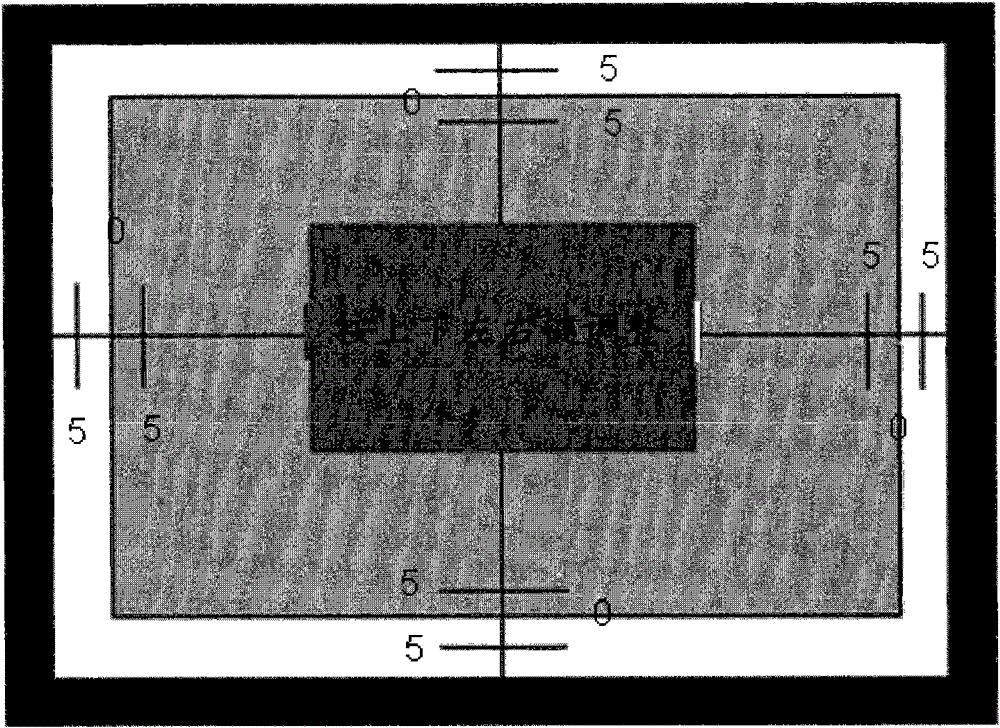 A method and device for adjusting the integrity of a television image