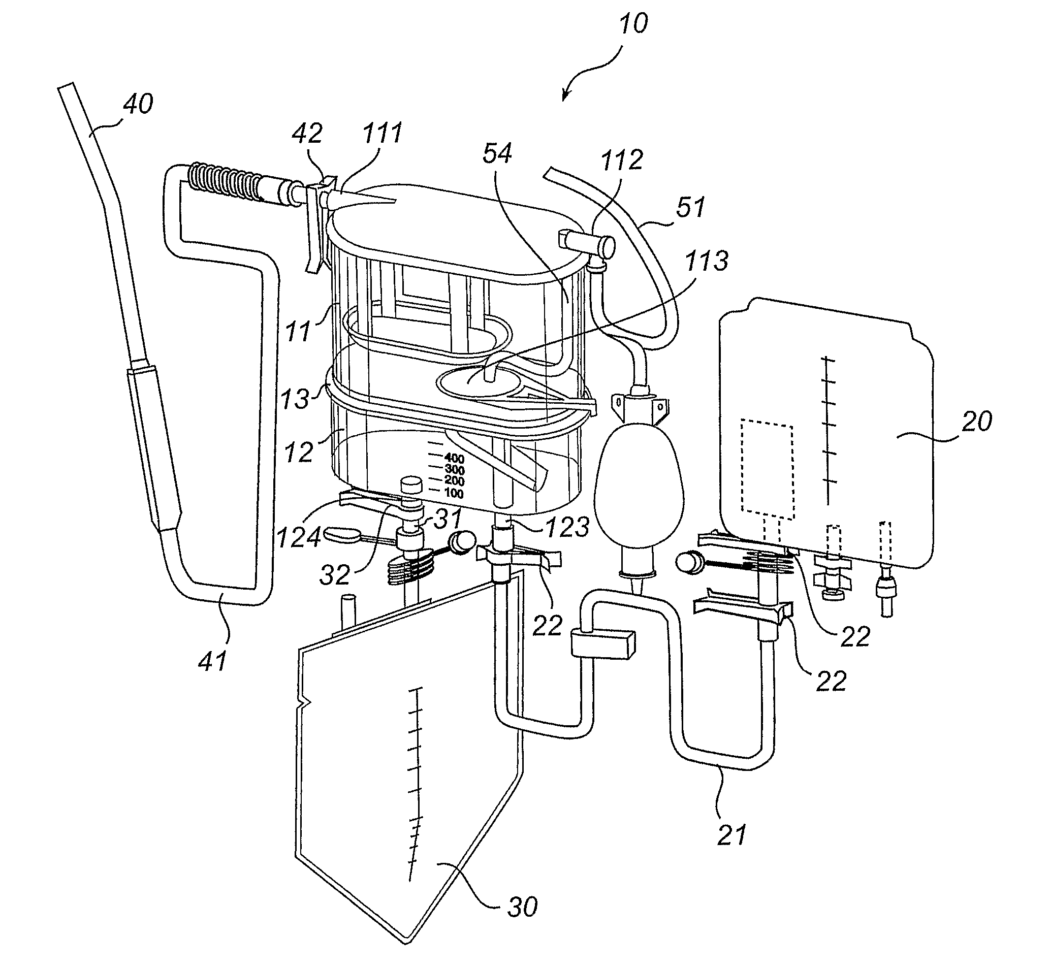 Method and apparatus for autotransfusion