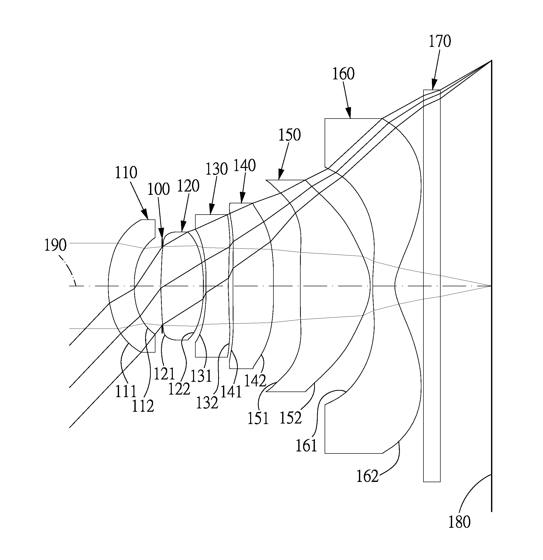 Wide angle optical lens system
