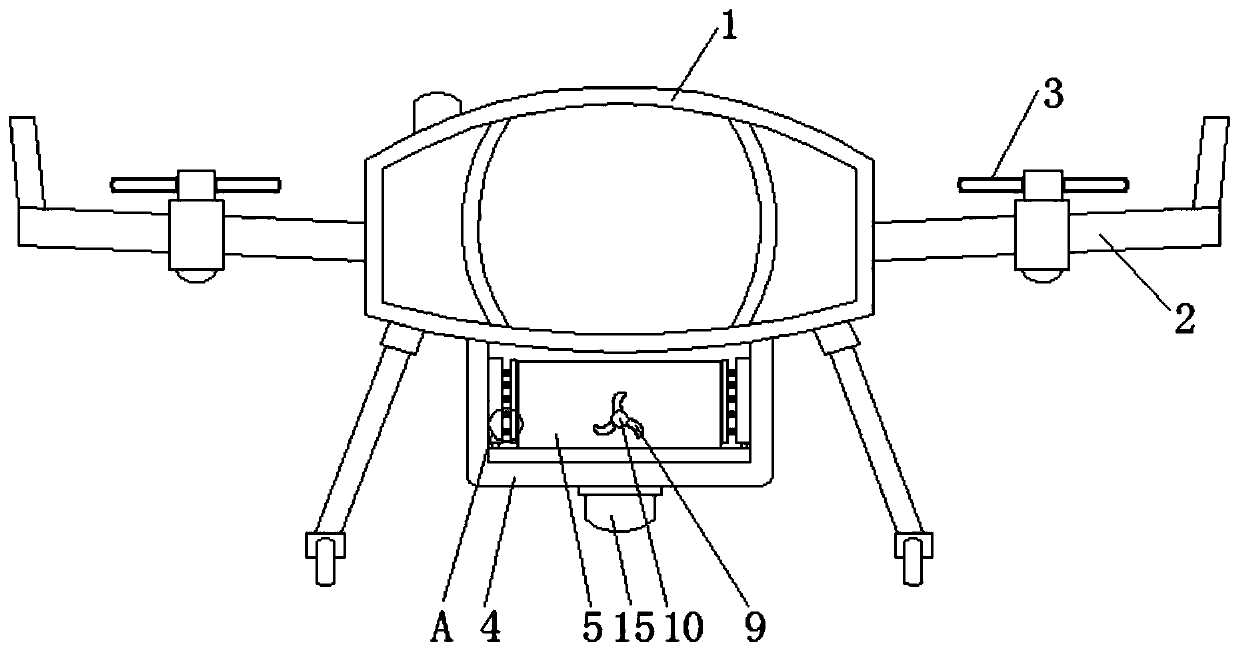 Automatic drive unmanned aerial vehicle