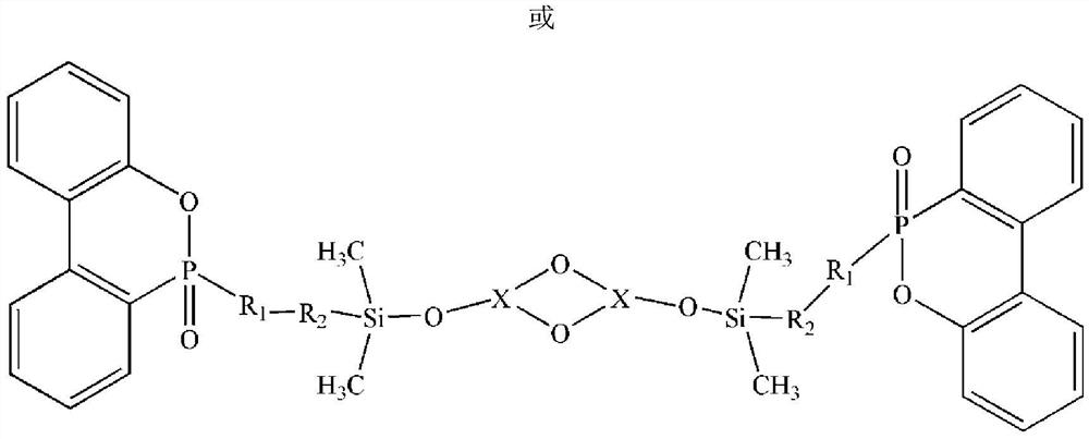 A preparation method of phosphorus-containing silicon hybrid nano-hydroxides that improve the application of epoxy resins under liquid oxygen