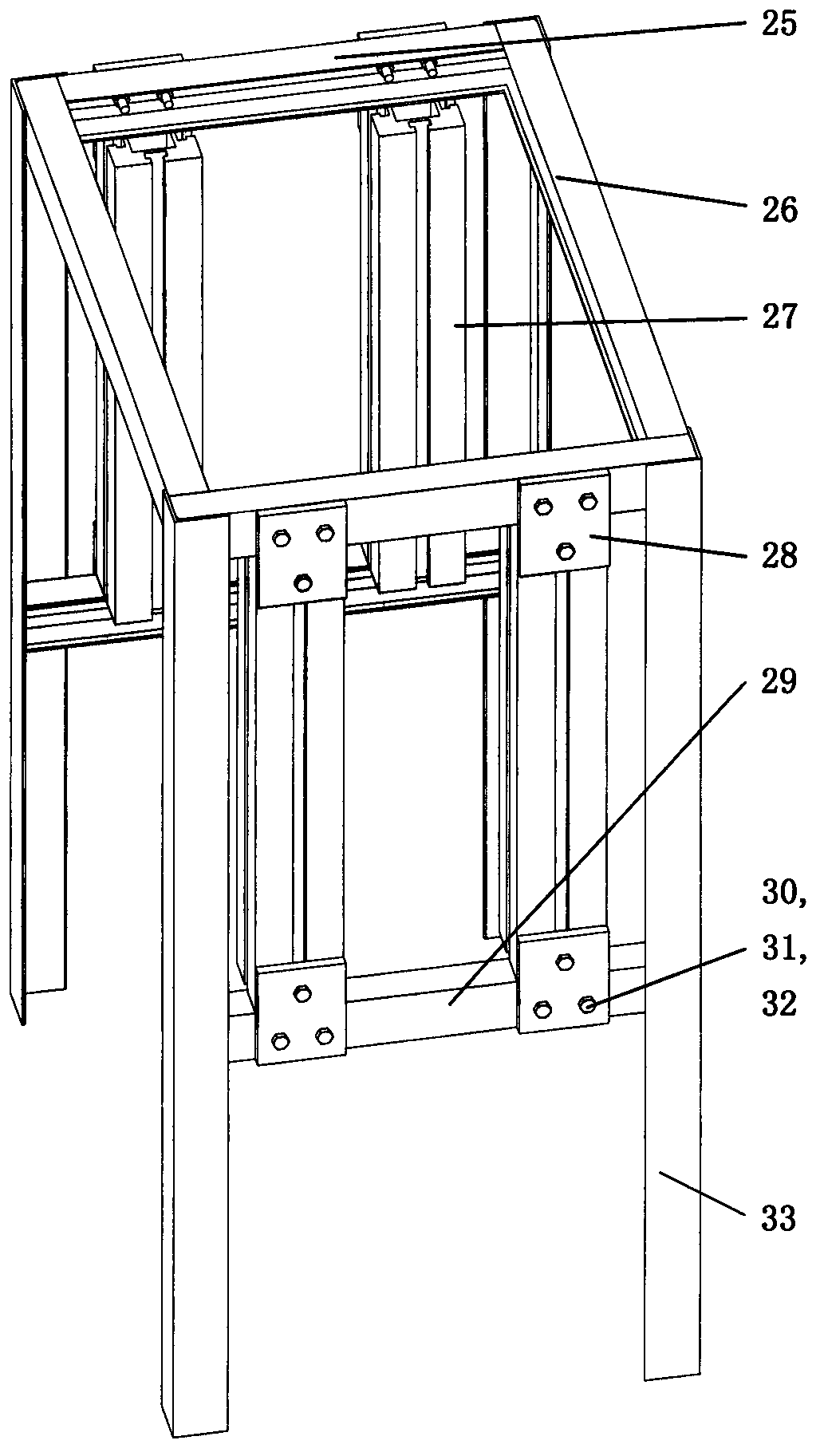 Deep-sea pipe-in-pipe mechanical transfer characteristic analysis experiment device