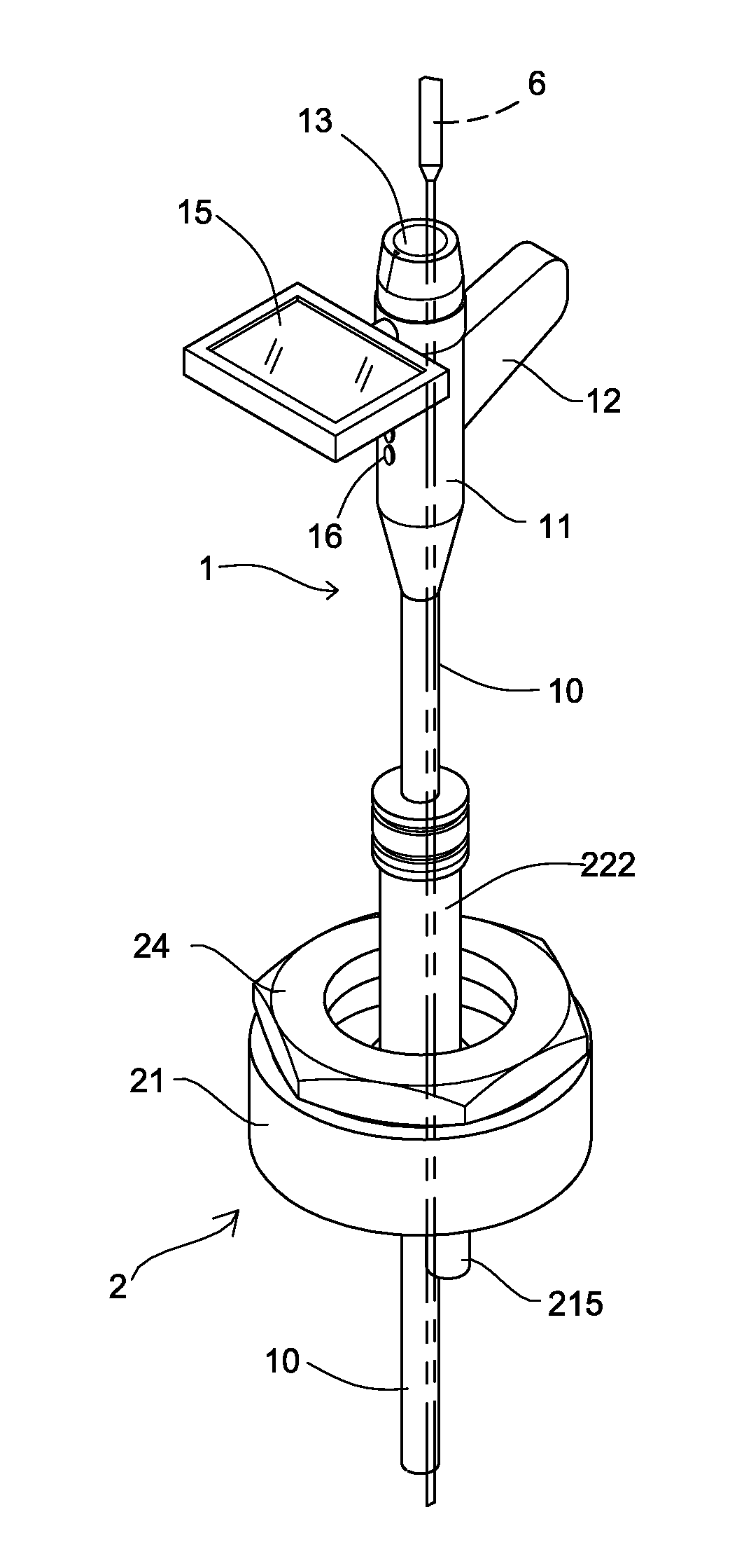 Combined endoscope and surgical instrument guide device