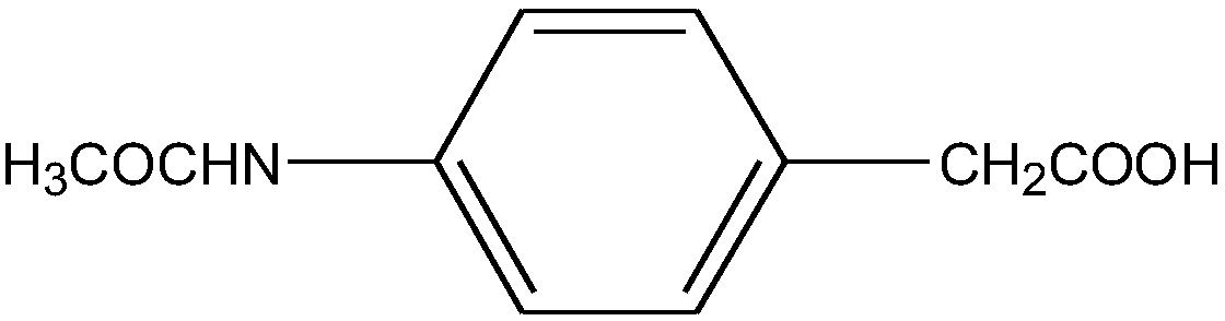 A kind of preparation method of acetaminophenacetic acid