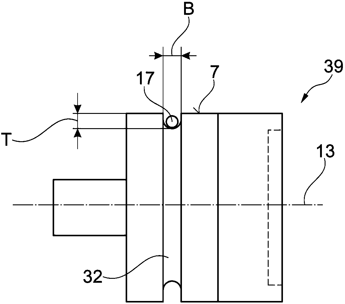 Yarn deflection roller for mechanical yarn energy accumulator