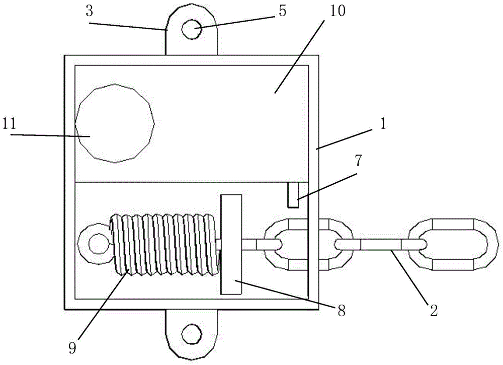 Antique guardrail with alarm box and manufacturing method thereof