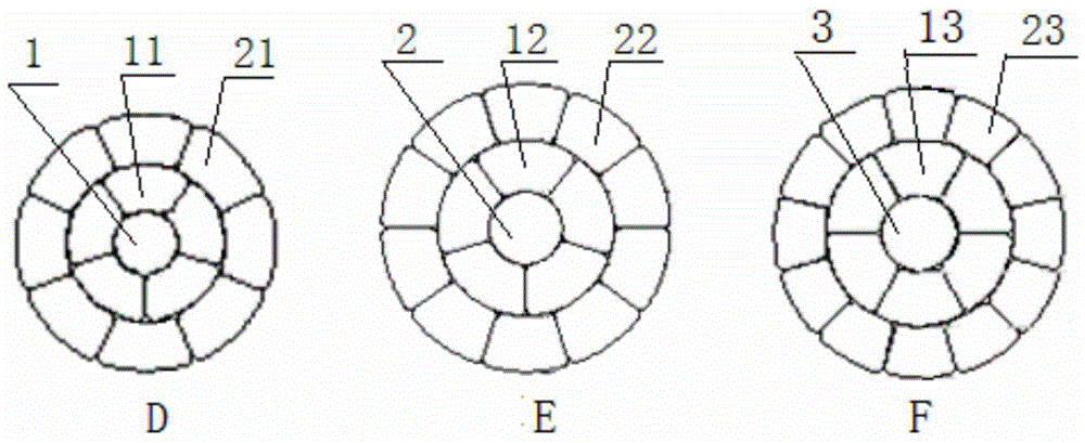 Shaped wire stranded cable conductor and production method thereof