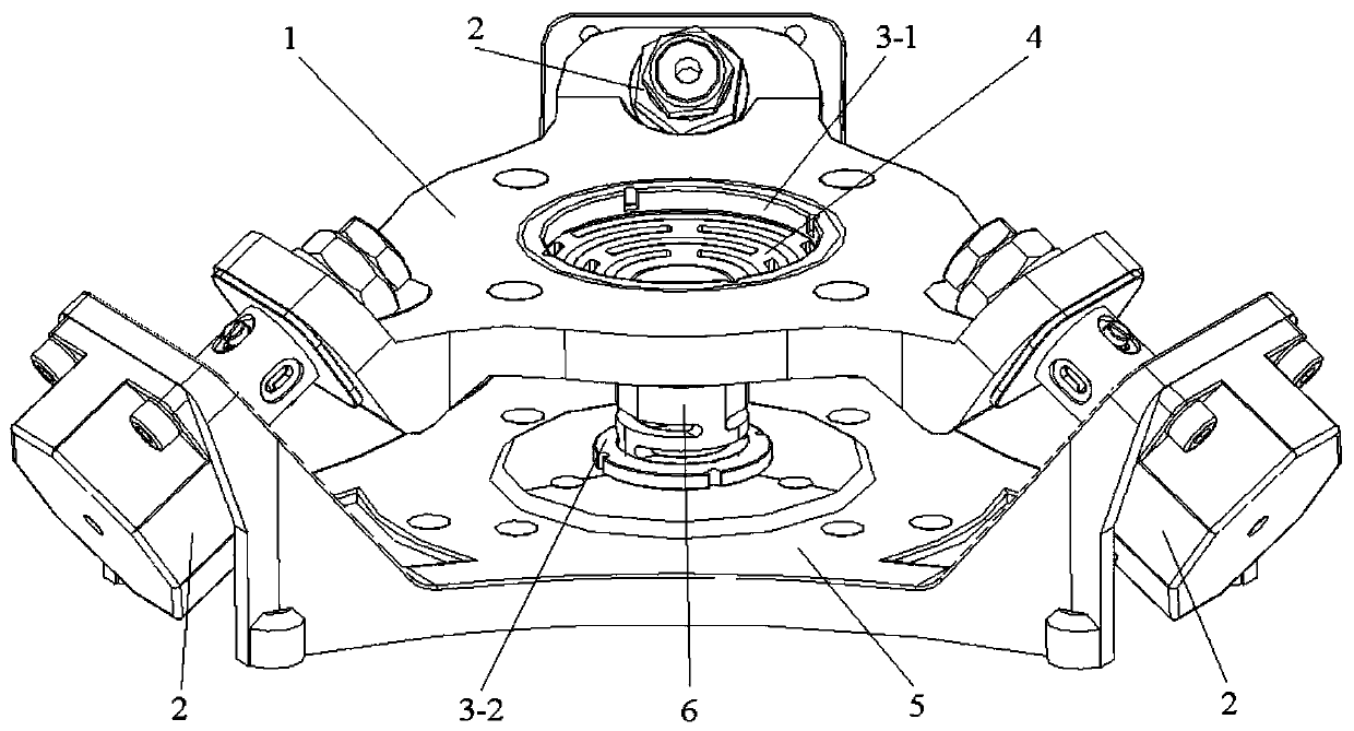 A Quadruped Convergent Vibration Isolator with Active and Passive Integration