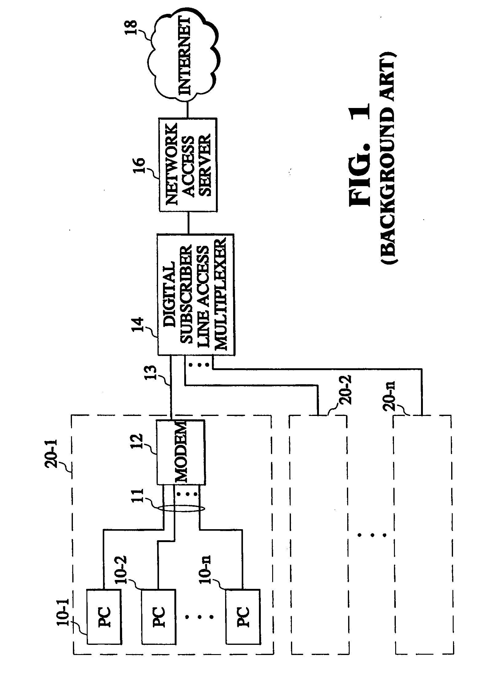 PPPoE network system and reconnection method thereof