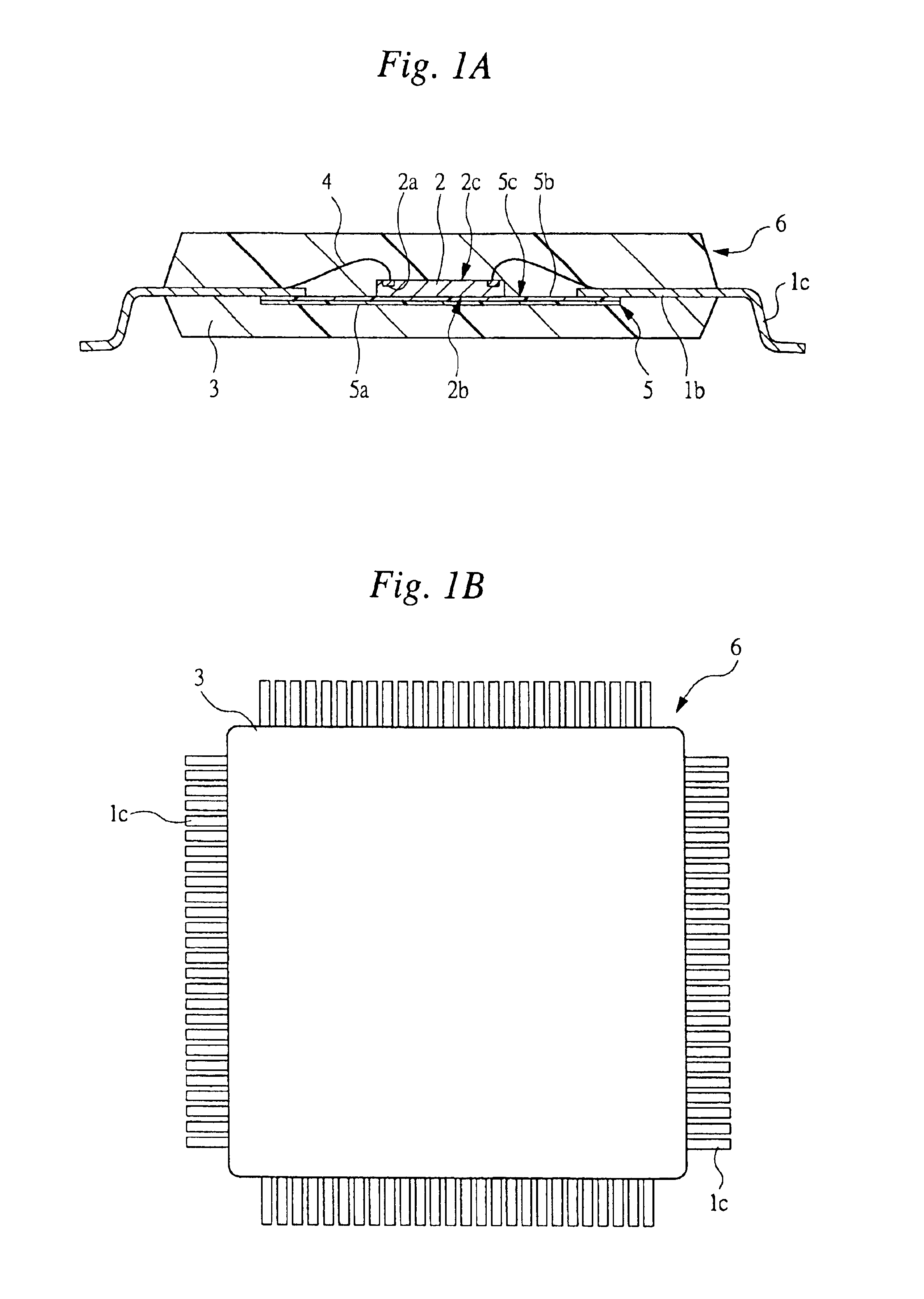 Method of manufacturing a semiconductor device having leads stabilized during die mounting
