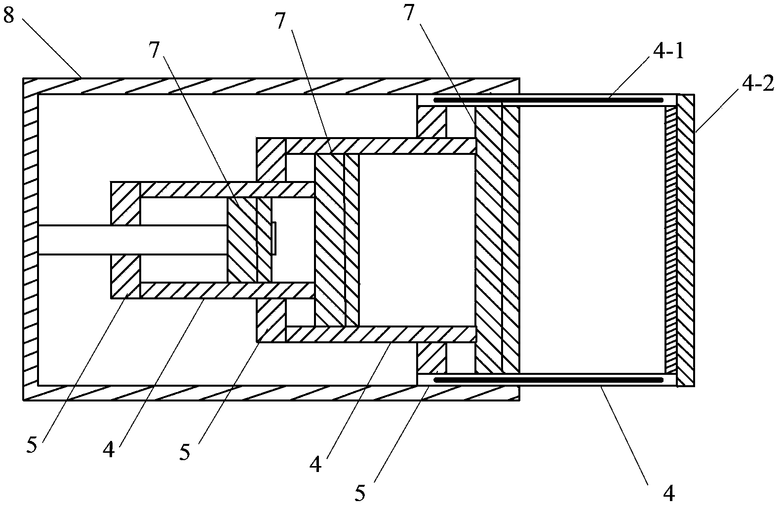 Buffer capable of automatically sucking and releasing sliding block