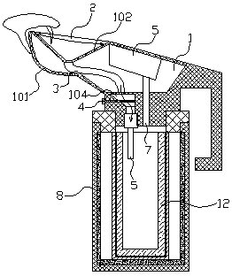 Snake venom picking device