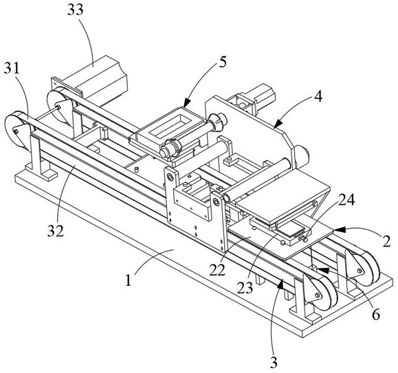 Automatic film pasting and conveying system for display frame