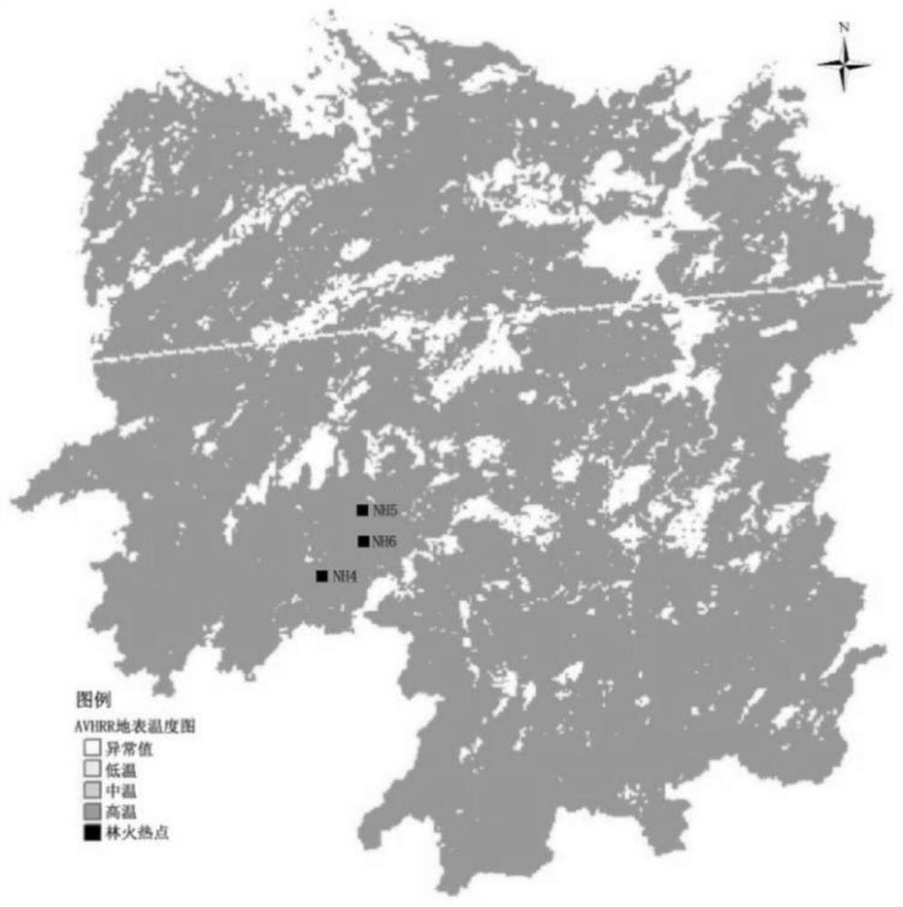 Multi-temporal infrared radiation normalization method for avhrr sensor applied to forest fire hotspot discrimination