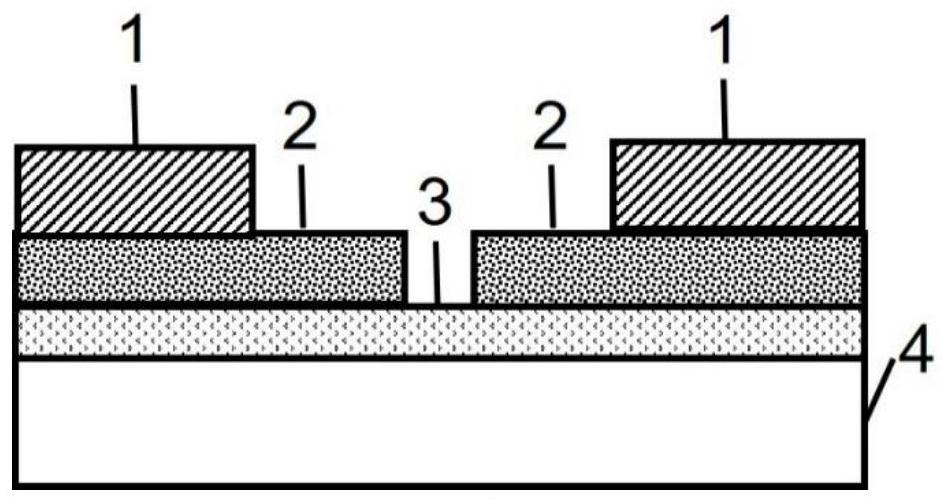 Zinc oxide ultraviolet photoelectric detector with adjustable gate voltage and preparation method thereof